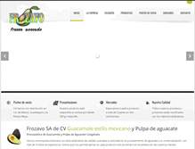 Tablet Screenshot of frozavo.com